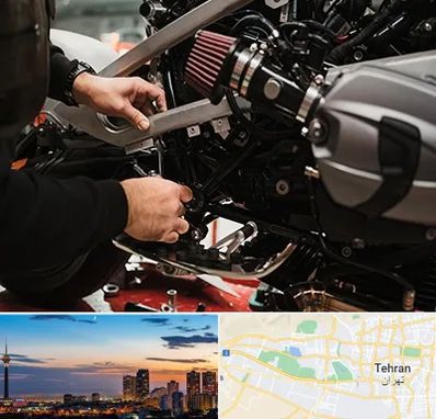 تعمیرگاه موتور سیکلت در غرب تهران 
