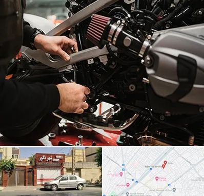 تعمیرگاه موتور سیکلت در باجک قم