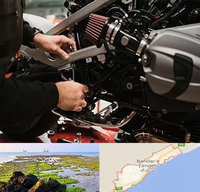 تعمیرگاه موتور سیکلت در بندرلنگه