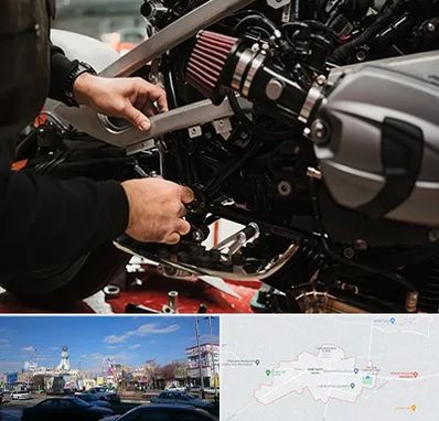 تعمیرگاه موتور سیکلت در ماهدشت کرج 