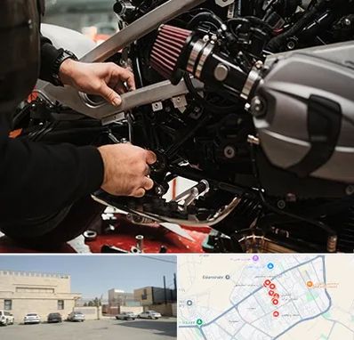 تعمیرگاه موتور سیکلت در نواب اسلامشهر