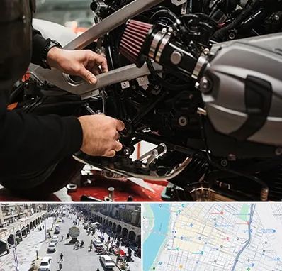 تعمیرگاه موتور سیکلت در نادری اهواز 