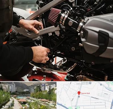 تعمیرگاه موتور سیکلت در بلوار تعاون