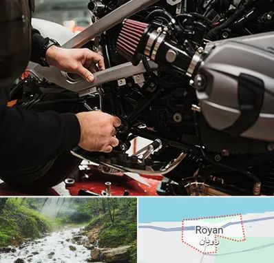 تعمیرگاه موتور سیکلت در رویان