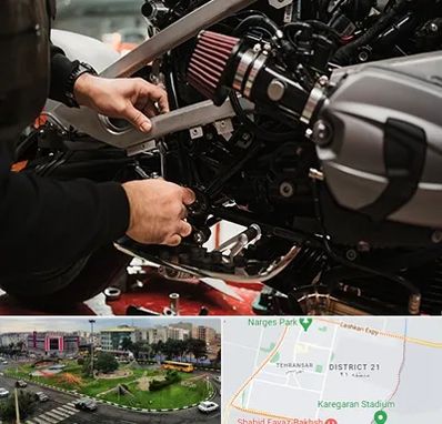 تعمیرگاه موتور سیکلت در تهرانسر 