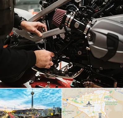 تعمیرگاه موتور سیکلت در تهران