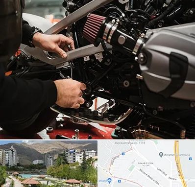 تعمیرگاه موتور سیکلت در شهر زیبا