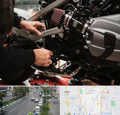 تعمیرگاه موتور سیکلت در ستارخان 