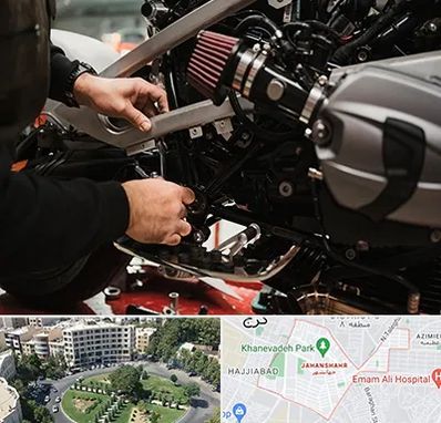 تعمیرگاه موتور سیکلت در جهانشهر کرج 