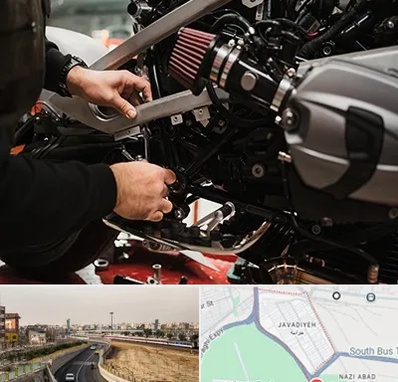 تعمیرگاه موتور سیکلت در جوادیه