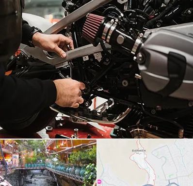 تعمیرگاه موتور سیکلت در درکه