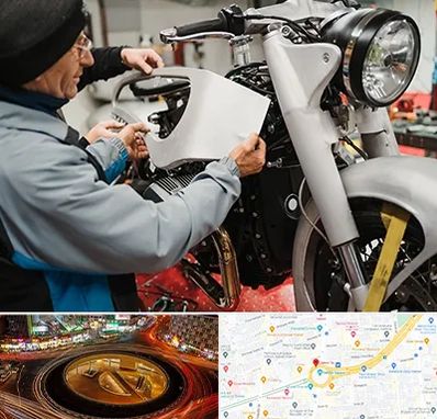 موتور سازی در میدان ولیعصر 