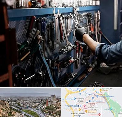 تعمیرگاه موتور سنگین در معالی آباد شیراز 