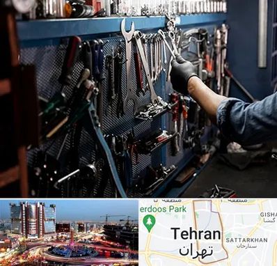 تعمیرگاه موتور سنگین در صادقیه 