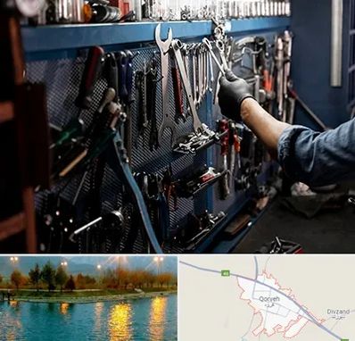 تعمیرگاه موتور سنگین در قروه