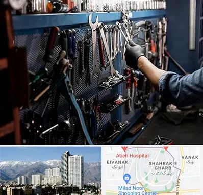 تعمیرگاه موتور سنگین در شهرک غرب 