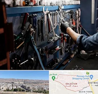 تعمیرگاه موتور سنگین در شهرک گلستان شیراز 