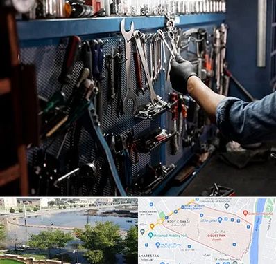 تعمیرگاه موتور سنگین در گلستان اهواز 