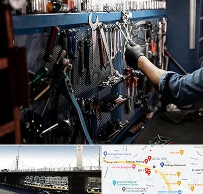 تعمیرگاه موتور سنگین در پارک وی 