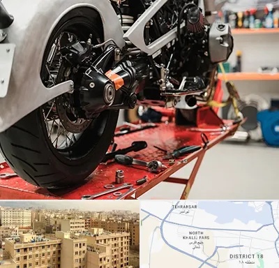 تعمیرگاه موتور پالس در جنوب غرب تهران