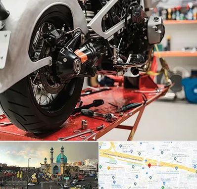 تعمیرگاه موتور پالس در رسالت 