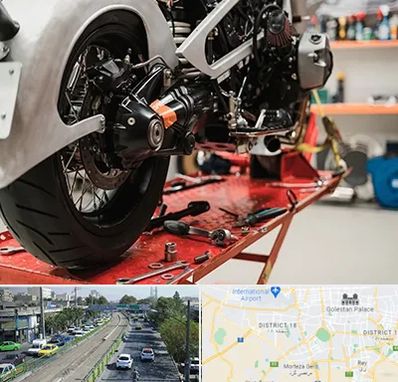 تعمیرگاه موتور پالس در جنوب تهران 