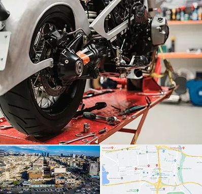 تعمیرگاه موتور پالس در شهرک راه آهن 