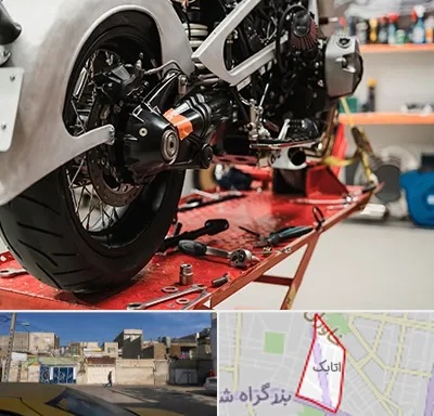 تعمیرگاه موتور پالس در اتابک