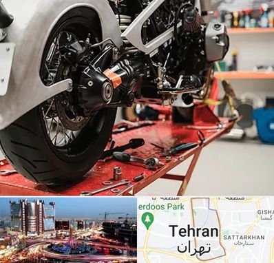 تعمیرگاه موتور پالس در صادقیه 