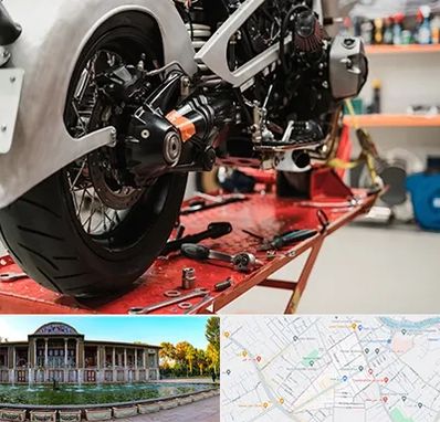 تعمیرگاه موتور پالس در عفیف آباد شیراز 