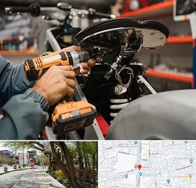 تعمیرگاه موتور بنلی در خیابان توحید اصفهان 