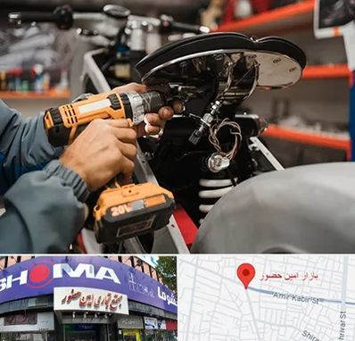 تعمیرگاه موتور بنلی در امین حضور