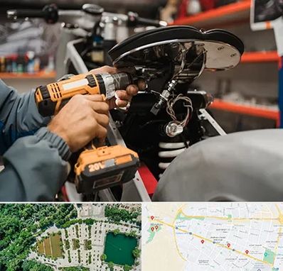 تعمیرگاه موتور بنلی در وکیل آباد مشهد 