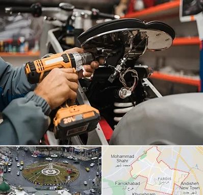 تعمیرگاه موتور بنلی در فردیس کرج 