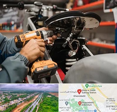 تعمیرگاه موتور بنلی در قصرالدشت شیراز 