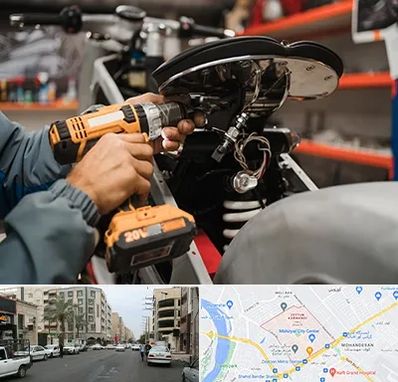 تعمیرگاه موتور بنلی در زیتون کارمندی اهواز 