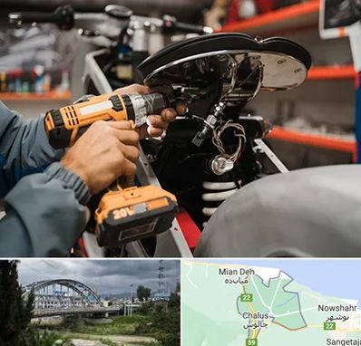 تعمیرگاه موتور بنلی در چالوس