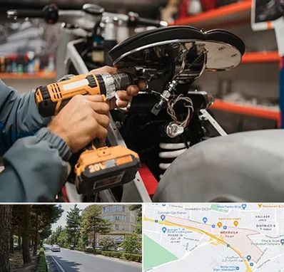 تعمیرگاه موتور بنلی در مهرویلا کرج 