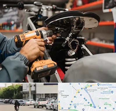 تعمیرگاه موتور بنلی در قدوسی شرقی شیراز 