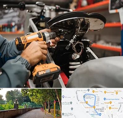 تعمیرگاه موتور بنلی در بلوار گیلان رشت 