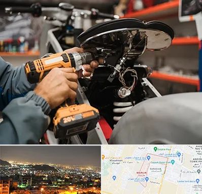 تعمیرگاه موتور بنلی در مارلیک کرج 