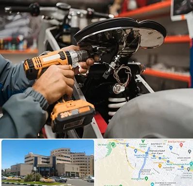 تعمیرگاه موتور بنلی در صیاد شیرازی مشهد 