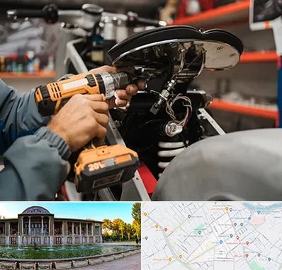 تعمیرگاه موتور بنلی در عفیف آباد شیراز 