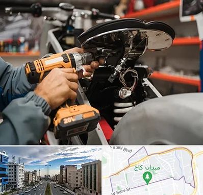 تعمیرگاه موتور بنلی در سعادت آباد 