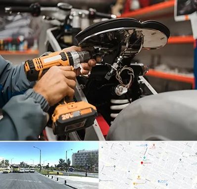 تعمیرگاه موتور بنلی در بلوار کلاهدوز مشهد 