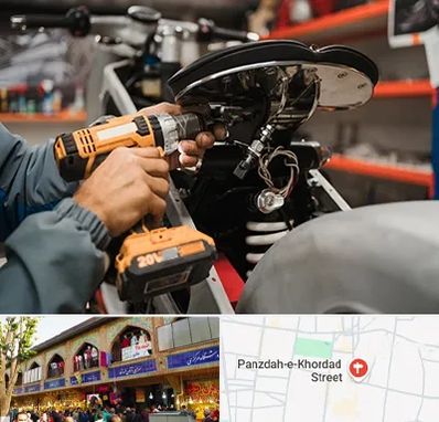 تعمیرگاه موتور بنلی در 15 خرداد