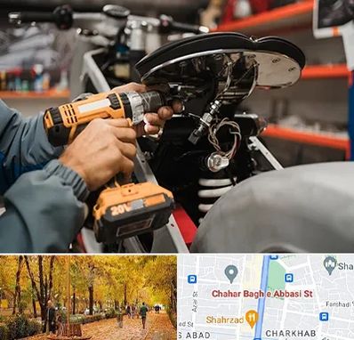 تعمیرگاه موتور بنلی در چهارباغ اصفهان 