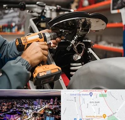 تعمیرگاه موتور بنلی در گلسار رشت 