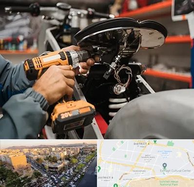 تعمیرگاه موتور بنلی در تهرانپارس 