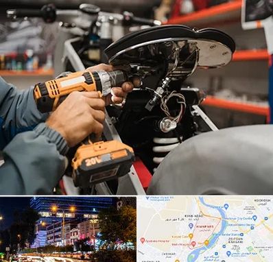 تعمیرگاه موتور بنلی در کیانپارس اهواز 